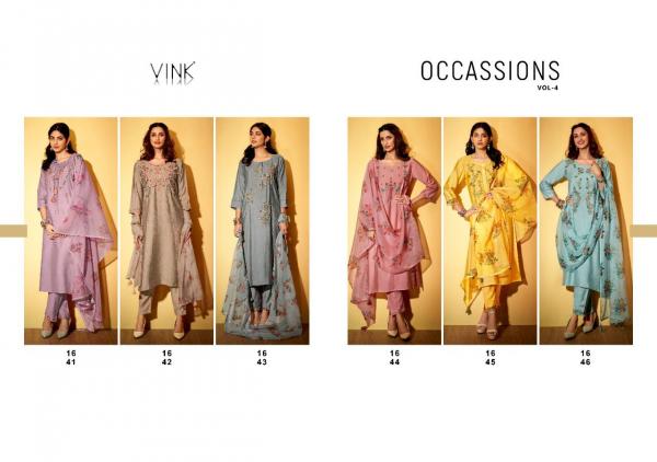  Vink Occassions 4 Viscose Exclusive Wear Kurti Pant And Dupatta