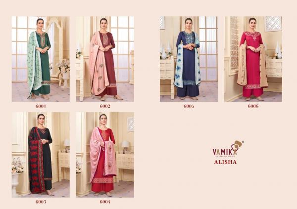 Vamika Alisha Festive Wear Rayon Readymade Collection