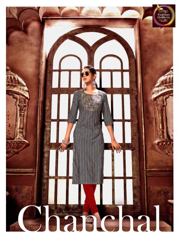 FASHION GALLERIA CHANCHAL COTTON NEW AND MODERN STYLE ATTRACTIVE kURTI cOLLECTION