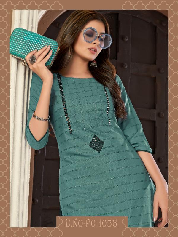 FASHION GALLERIA KALINDI VOL 1 VISCOSE TRENDY MODERN LOOK KURTI CATALOG