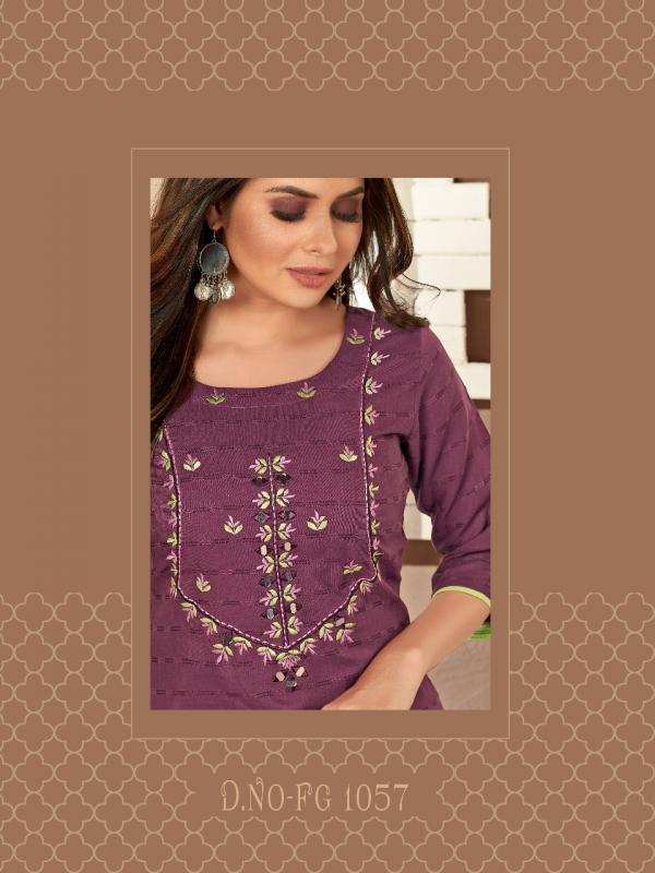 FASHION GALLERIA KALINDI VOL 1 VISCOSE TRENDY MODERN LOOK KURTI CATALOG