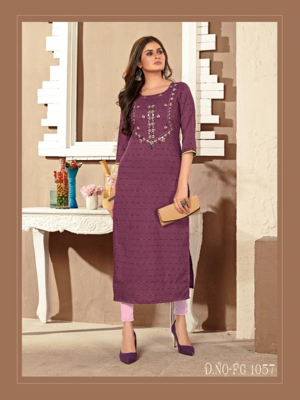 FASHION GALLERIA KALINDI VOL 1 VISCOSE TRENDY MODERN LOOK KURTI CATALOG