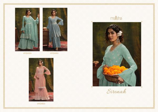 Maisha Sironah Beautiful Chinon  Designer Salwar Suits Collection