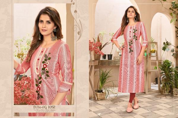 FASHION GALLERIA SUNSHINE VOL 01 KHADI ELEGANT KURTI CATALOG