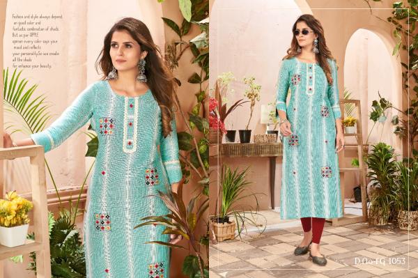 FASHION GALLERIA SUNSHINE VOL 01 KHADI ELEGANT KURTI CATALOG