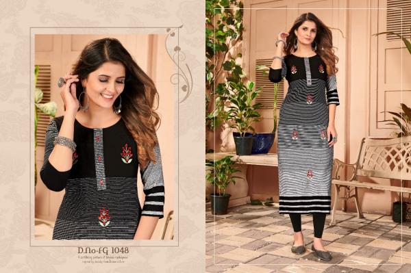 FASHION GALLERIA SUNSHINE VOL 01 KHADI ELEGANT KURTI CATALOG