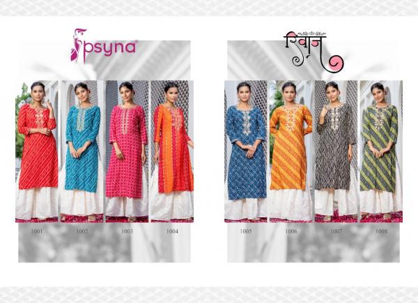 Psyna Riwaaz Ethnic Style Rayon Traditional Kurti Collection