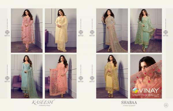 Vinay Kaseesh Shabaa Embroidery Designer Salwar Suits Collection