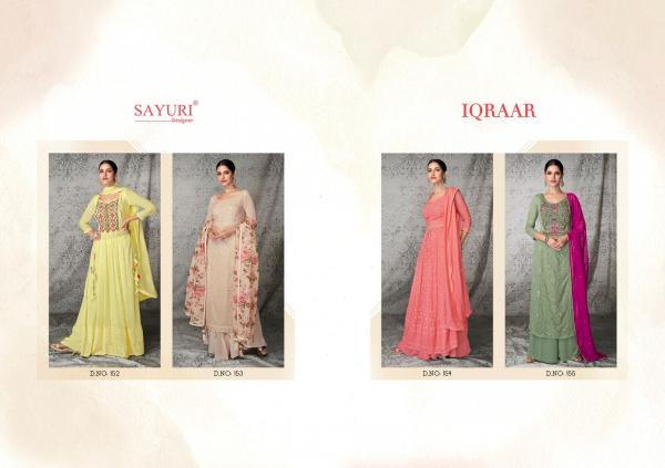 Sayuri Iqraar 152 Series Georgette Designer Salwar Suits