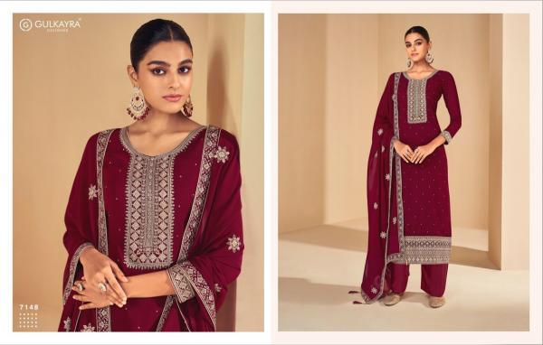 Gulkayra Sabnam 7147 Series Georgette Exclusive Salwar Suits