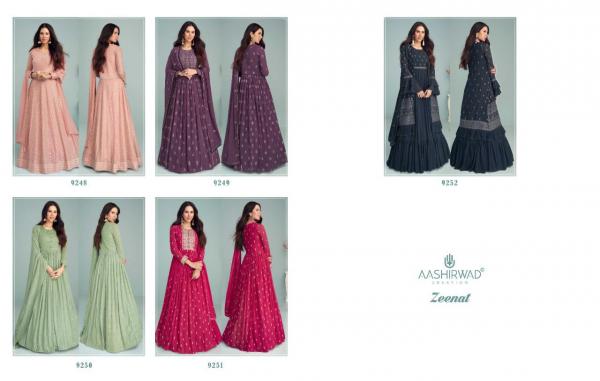 Aashirwad Gulkand Zeenat 9248 Series Designer Salwar Suits