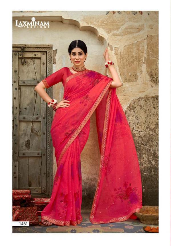 Laxminam Vaishnavi Casual Wear Georgette Saree Collection