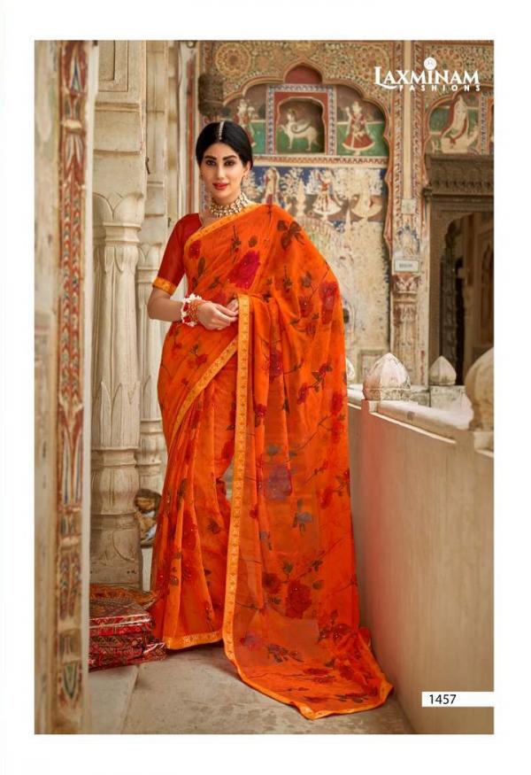 Laxminam Vaishnavi Casual Wear Georgette Saree Collection