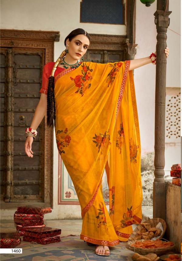 Laxminam Vaishnavi Casual Wear Georgette Saree Collection