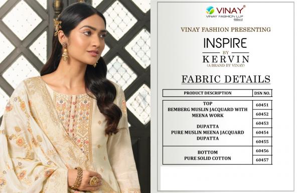 Vinay Kervin Inspire musleen Designer Festive Wear Salwar Suits Collection