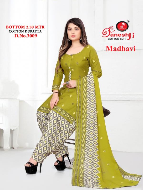 Ganeshji Madhavi Patiyala Vol-3 indo cotton Designer Dress Material