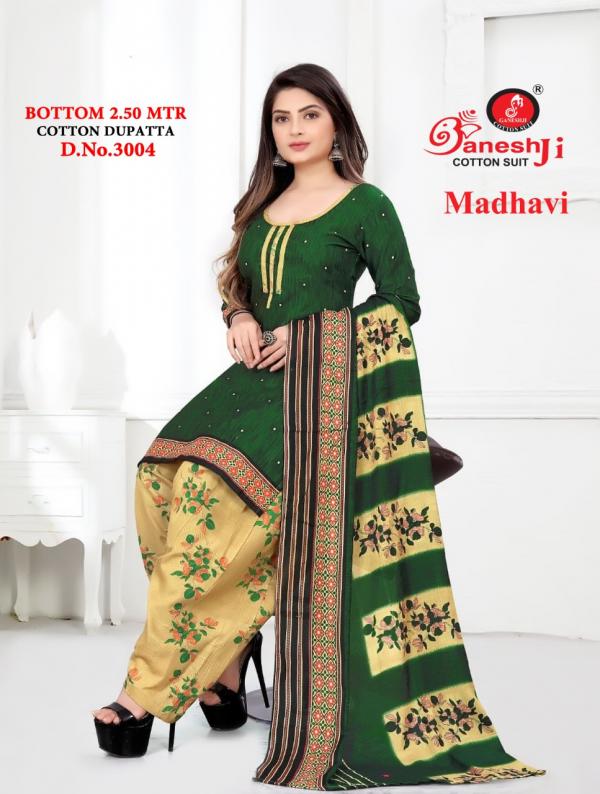 Ganeshji Madhavi Patiyala Vol-3 indo cotton Designer Dress Material