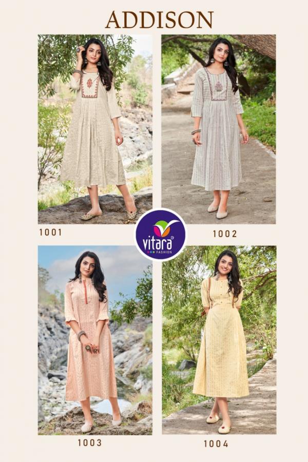 Vitara Addison Silk Exclusive Wear Designer Kurti Collection