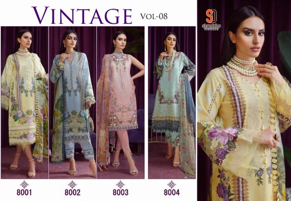 Shraddha Vintage 8 Lawn Cotton Pakistani Salwar Suits