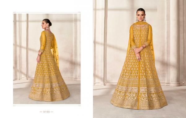 Prisha 9199 Festive Wear Anarkali Salwar Suits Collection