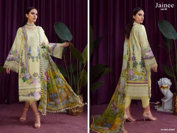 Agha Noor Jainee Vol-5 Lawn Cotton Designer Dress Patiyala Suit