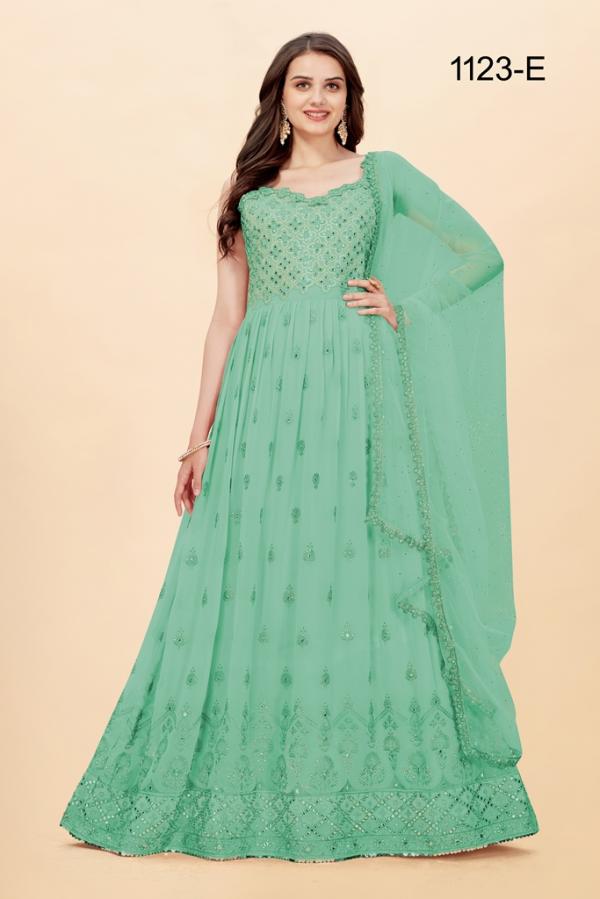 Nazneen Florance 1123 Colour Series Georgette Designer Salwar Suits