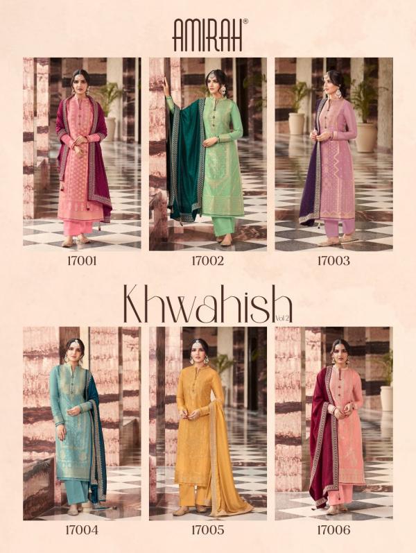 Amirah Khwahish 2 Dola Silk Embroidery Salwar Kameez