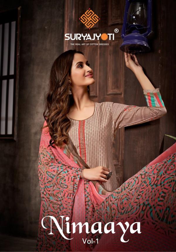 Suryajyoti Nimaaya Vol-1 cotton Patiyala Designer Dress material