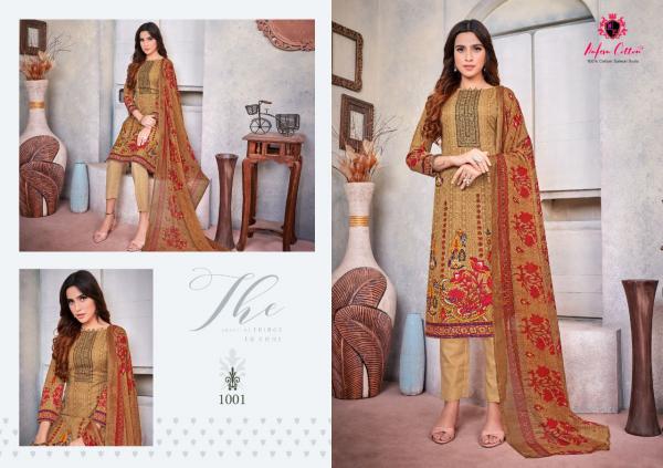 Nafisa Aflatoon Vol-1 Soft Cotton Karachi Print Designer Dress Material