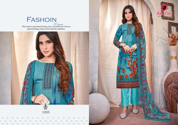 Nafisa Aflatoon Vol-1 Soft Cotton Karachi Print Designer Dress Material