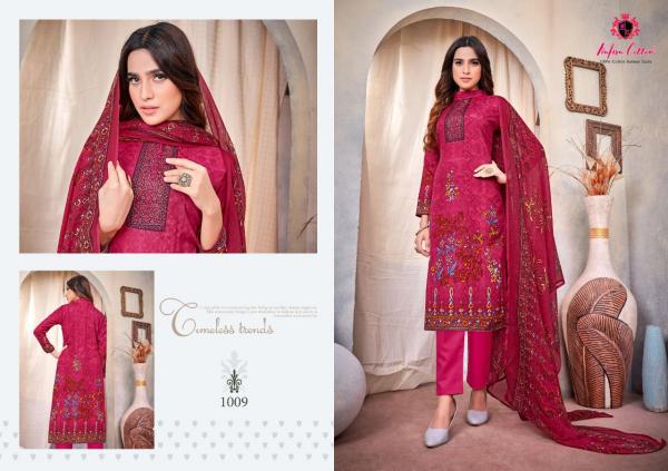 Nafisa Aflatoon Vol-1 Soft Cotton Karachi Print Designer Dress Material