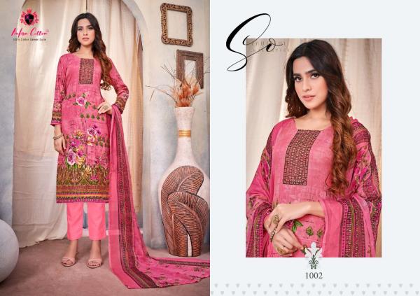 Nafisa Aflatoon Vol-1 Soft Cotton Karachi Print Designer Dress Material