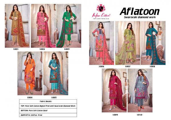 Nafisa Aflatoon Vol-1 Soft Cotton Karachi Print Designer Dress Material