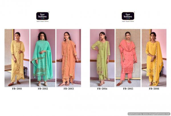 Four Buttons Resham Exclusive Wear jaquared Designer Readymade Suit