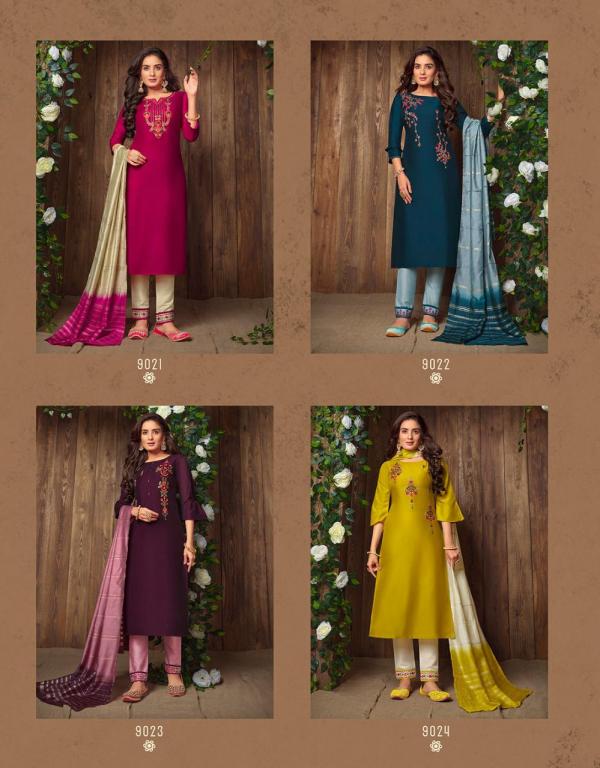 Lily And Lali Madhvi Exclusive Wear Masleen Ready Made Collection