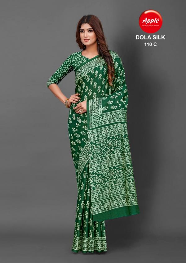 Apple Dola Silk 110 Festive Wear Silk Designer  Saree Collection