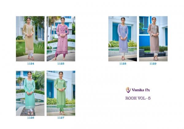 Vamika Nx Rooh 5 Fancy Wear Kurti With Pant Collection