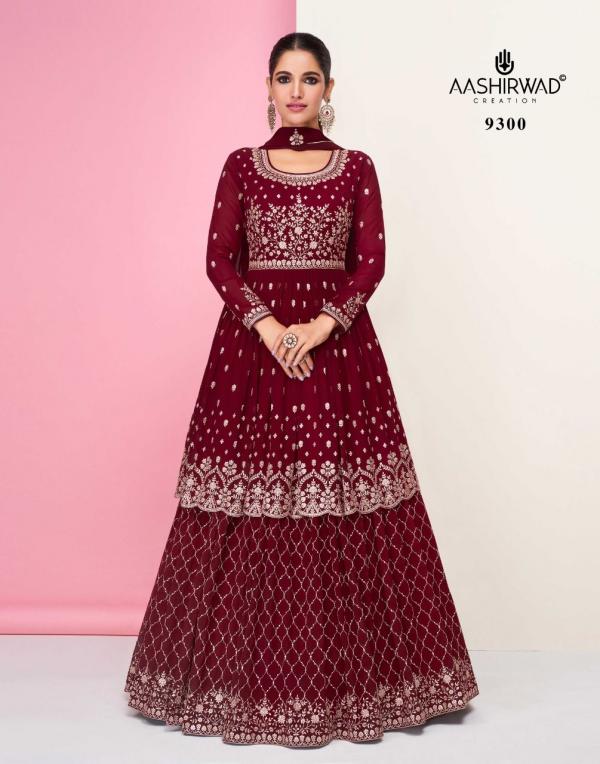 Aashirwad Gulkand Pari 9300 Series Georgette Stylist Wear Salwar Kameez