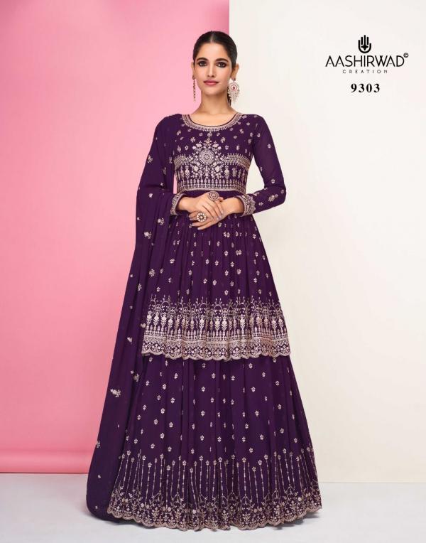 Aashirwad Gulkand Pari 9300 Series Georgette Stylist Wear Salwar Kameez