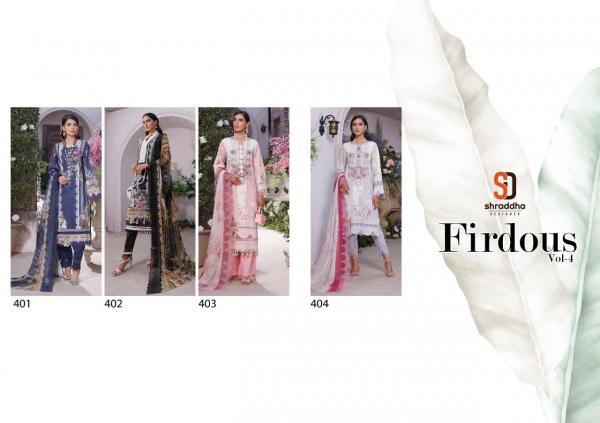 Shraddha Firdous 4 Lawn Cotton Designer Pakistani Salwar Suits