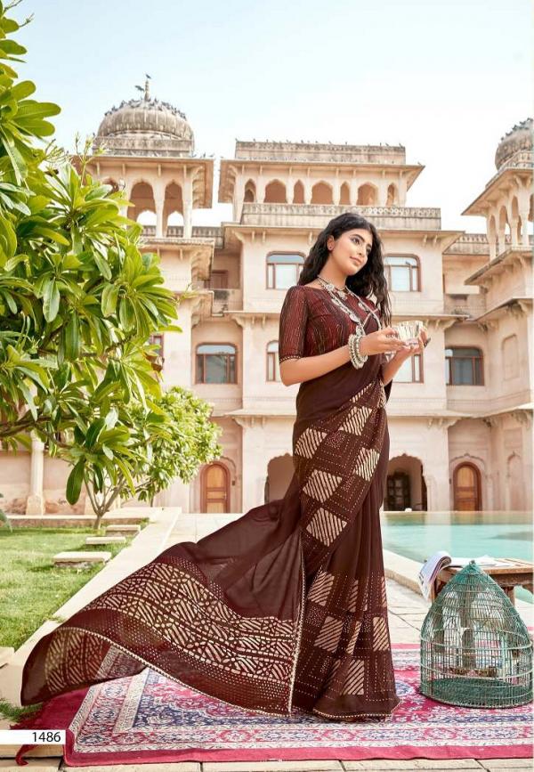 Laxminam Rukmini Designer Wear Georgette Saree Collection