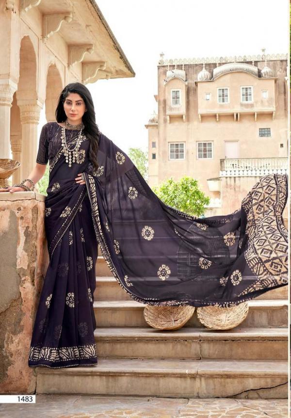 Laxminam Rukmini Designer Wear Georgette Saree Collection