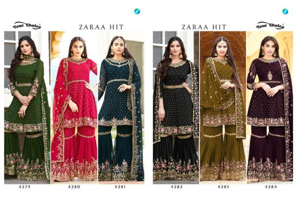 Your Choice Zaraa Hit Georgette Wear Designer Salwar Suits