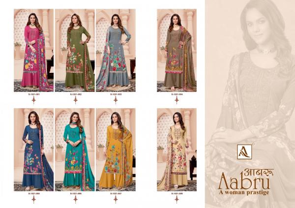 Alok Aabru 5 Festive Wear Designer Dress Material Collection