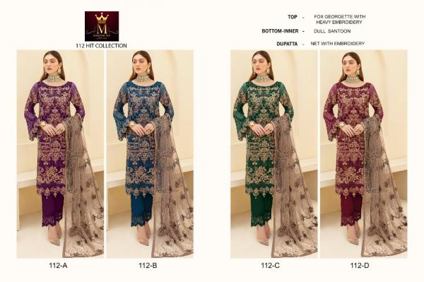 Mehtab Tex 112 Hit Collection Georgette Pakistani Salwar Suits