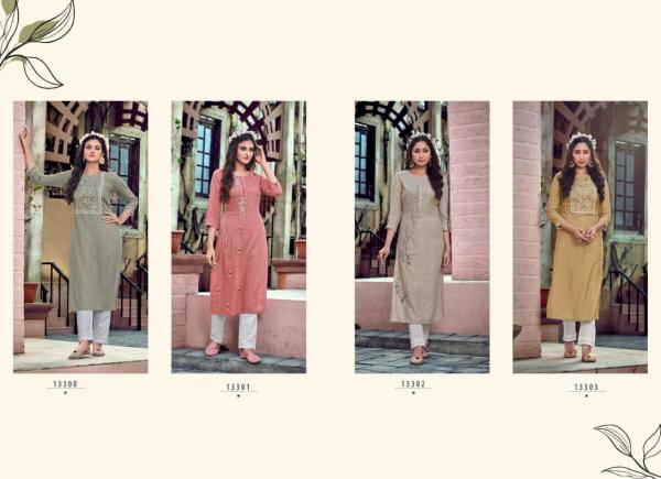 Kalaroop Jaggi Rayon Designer Embroidery Fancy Kurti Collection 