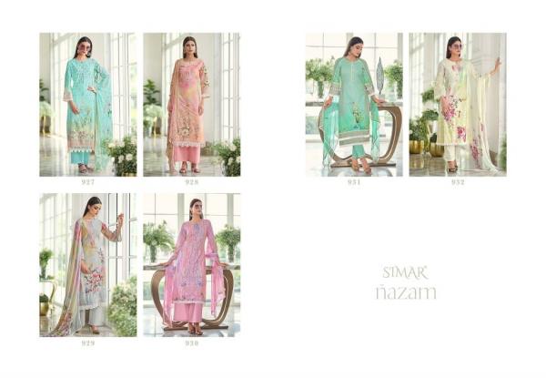 Glossy Simar Nazam 927 Series Viscose Printed Salwar Suits