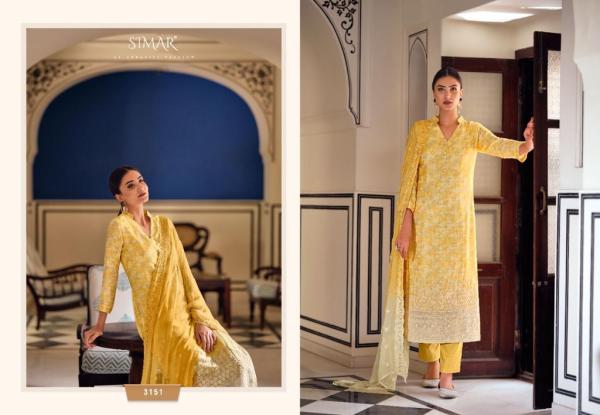 Glossy Simar Gulbano 3150 Series Viscose Designer Salwar Suits