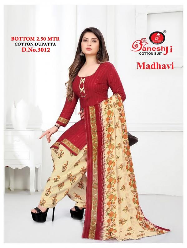 Ganeshji Madhavi Vol-3 Cotton Printed Designer Readymade suit