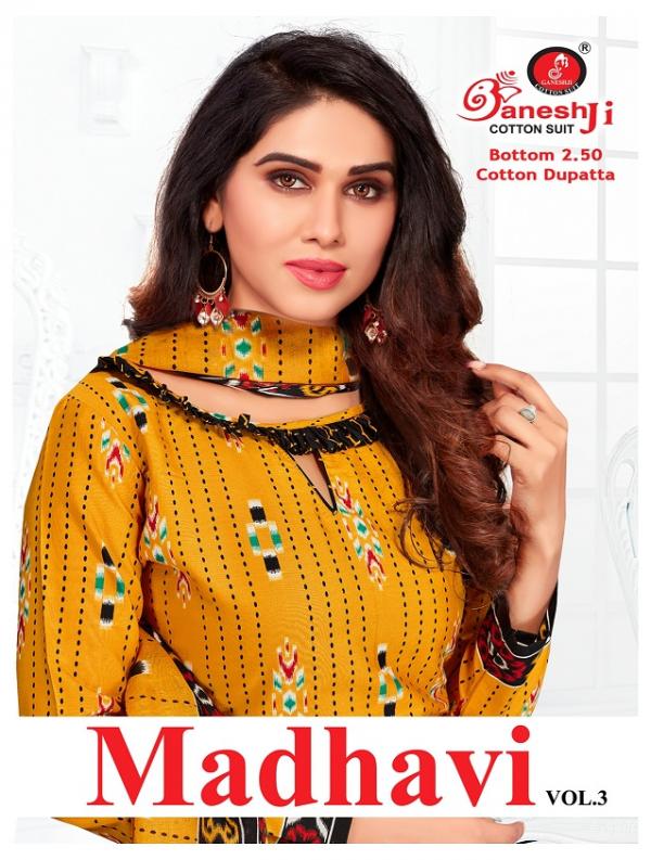 Ganeshji Madhavi Vol-3 Cotton Printed Designer Readymade suit